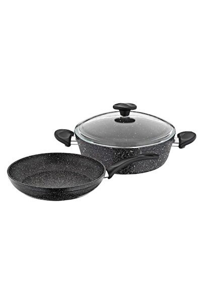 papilla Set de ghivece din granit, 3 piese