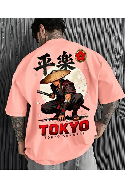 ORVIO Group ساموراي، طوكيو، تي شيرت مطبوع، ملابس رجالية، الثقافة اليابانية، أ...