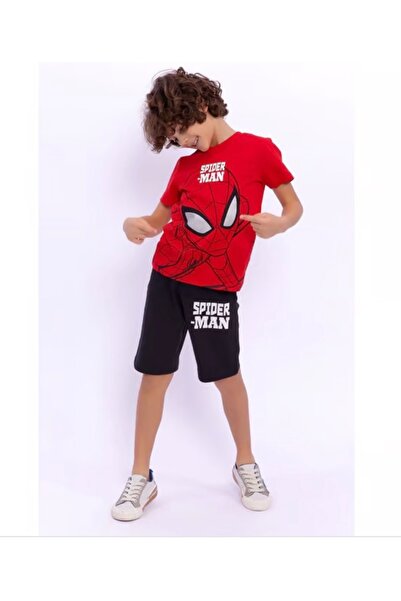 SPIDERMAN Erkek Çocuk Alt-Üst Takım - 4/9 Yaş - Beyaz