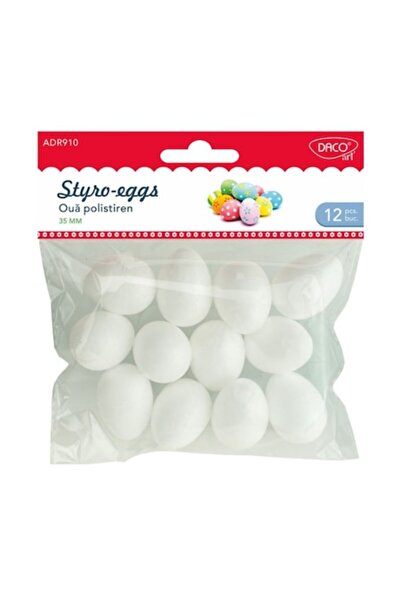 Daco Accesorii pentru artizanat - AD910 Ouă din polistiren 3,5 CM