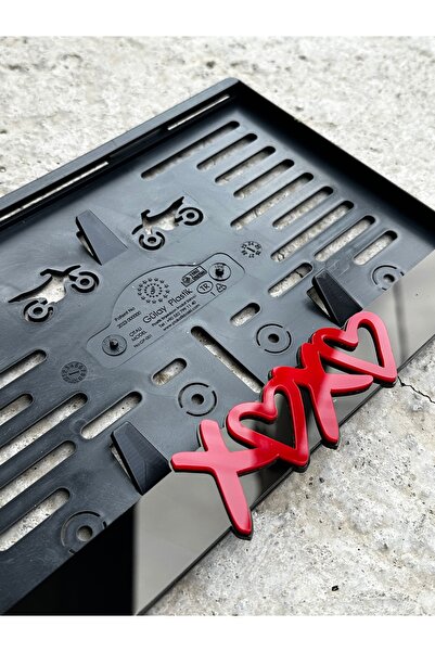 taş pleksi XOXO MOTOR PLAKALIK 3D PARLAK PLEKSİ TÜM MOTOSİKLET MODELLERİNE UY...