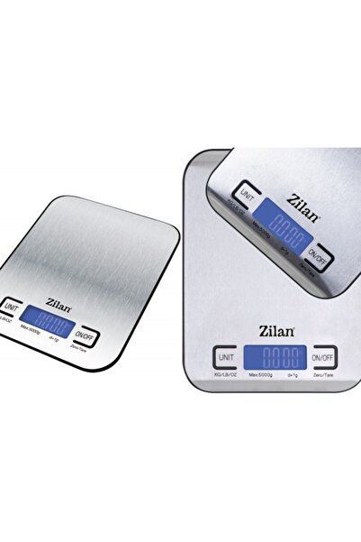 Zilan Cantar digital alimentar ZLN2984, 5kg/1g, ecran LCD iluminat, platou inox