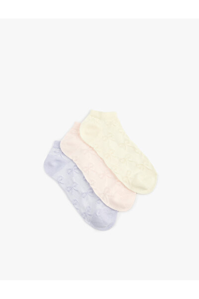Koton Σετ 3 τεμαχίων βαμβακερών καλτσών-μποτάκια