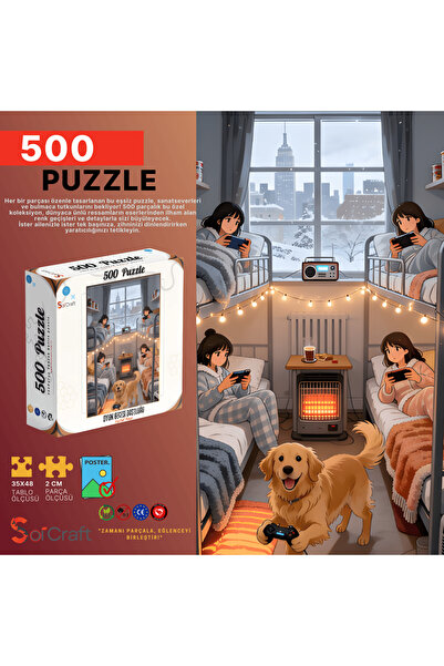 Soi Craft 500 Parça Puzzle Oyun Gecesi Dostluğu