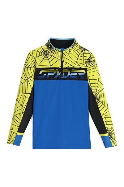 Spyder Ryder 1/2 Zip Boys' Shirt Lime
