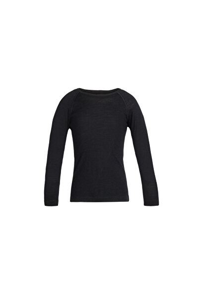 Icebreaker Bluza Copii K 200 Oasis Ls Crewe Negru