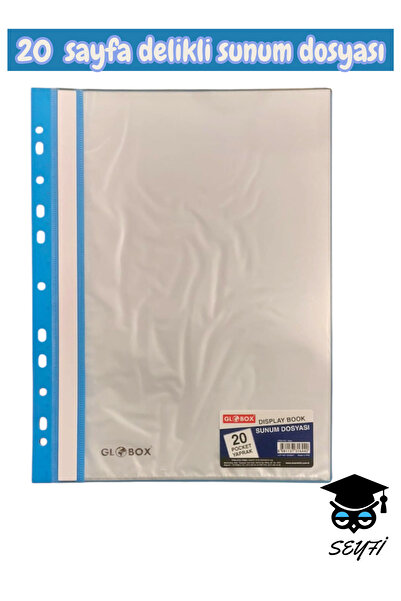 SEYFİKİRTASİYE 20-сторінковий файл для презентацій з отворами, формат А4
