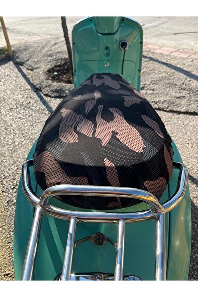 CEBECİOTO Camouflage Patterned Combed Cotton Motorcycle Cover - Compatible wi...