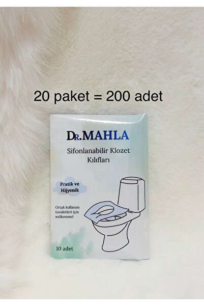 MAHLA 20 Packs - 200 Pieces - Toilet Seat Cover Seyahet Size - Disposable - W...