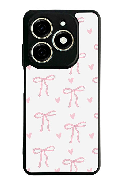 TECNO Spark 20 / 20C Compatible Printed, Matte Black, Soft Silicone, Protecti...