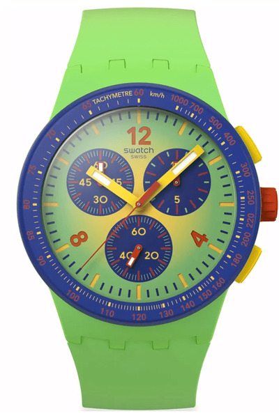 Swatch Susg101 - Flowing Freshly Unisex Wristwatch