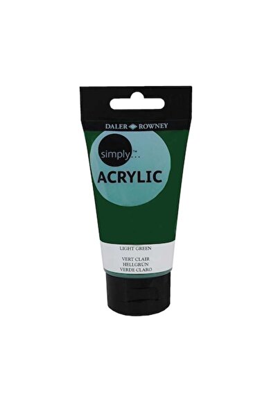 Daler Rowney Акрил боя Simply, 348 - Светло зелено, 75 мл