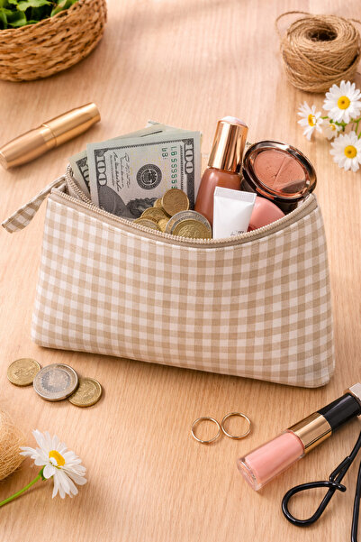 zevonna Small Size Coin Bag, Makeup Bag, Multi-Functional Sanitary Pad Storag...
