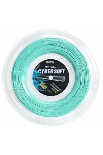 Cyber Soft 1,25mm / 220m Turkuaz Tenis Raketi Kordajı