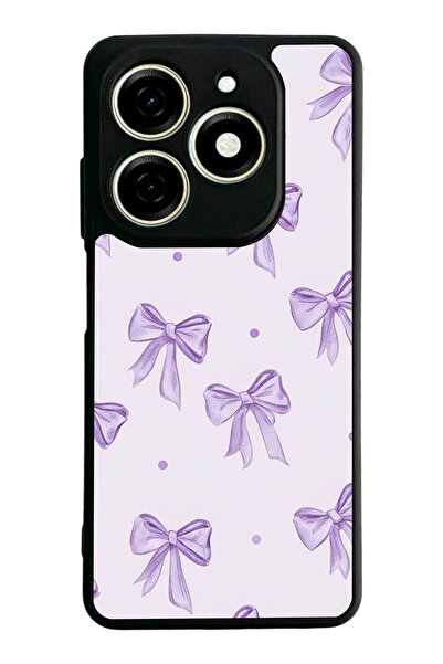 TECNO Spark 20 / 20C Compatible Printed, Matte Black, Soft Silicone, Protecti...