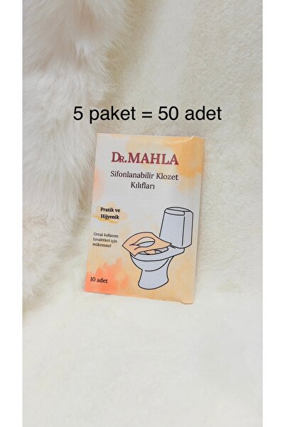 MAHLA 5 PAKOVANJA - 50 KOMADA - Navlaka za WC šolju Seyahet veličine - Jednok...