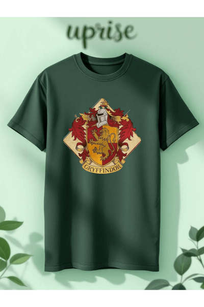 Vordevia Gryffindor Printed Cotton Oversize T-Shirt