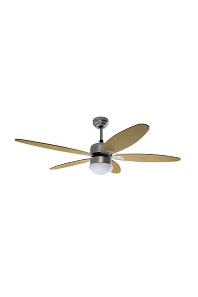 ardes Ceiling fan with 5 blades and wooden light, 3 speeds, 130cm, AR5A130WR