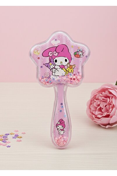 Meyra Accessories مشط سانريو كاواي ماي ميلودي مع مشط صغير من الترتر اللامع، م...