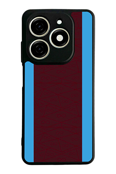 TECNO Spark 20 / 20C Compatible Printed, Matte Black, Soft Silicone, Protecti...