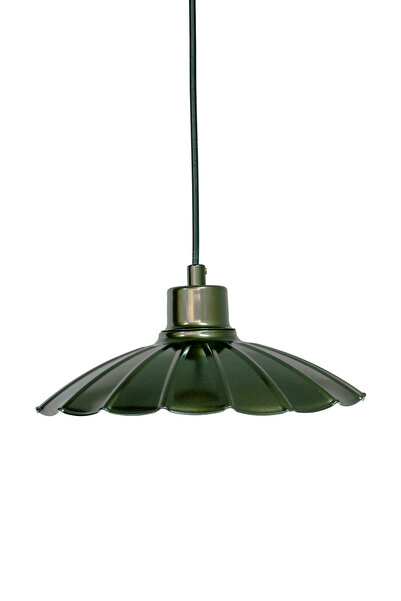 Siu Dilimli Antik iç Beyaz Metal Sarkıt Avize 25 cm – Retro Endüstriyel Mutfa...