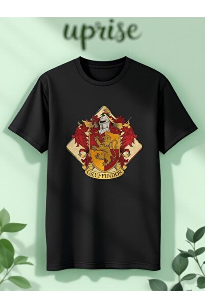 Vordevia Tricou oversize din bumbac cu imprimeu Gryffindor