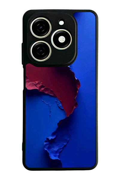 TECNO Spark 20 / 20C Compatible Printed, Matte Black, Soft Silicone, Protecti...