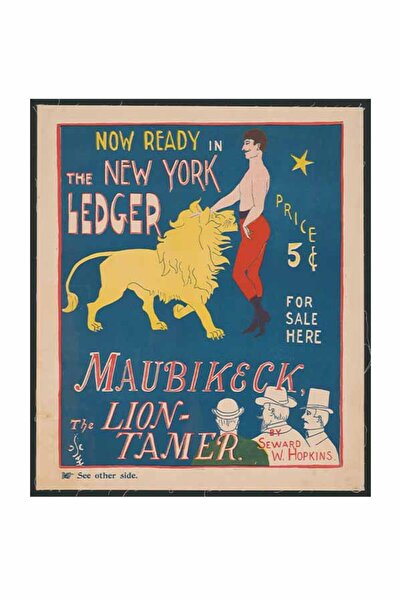 Taranist Poster New York Ledger Vintage Kapak Tasarımı