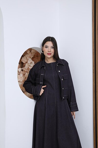 Ekim Store Dress Jacket Buttoned Denim Suit