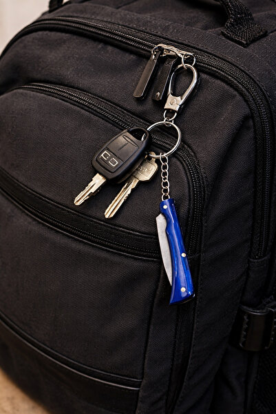 seymenbıçakçılık Mini Keychain Design Folding Knife – Gift Collection Item