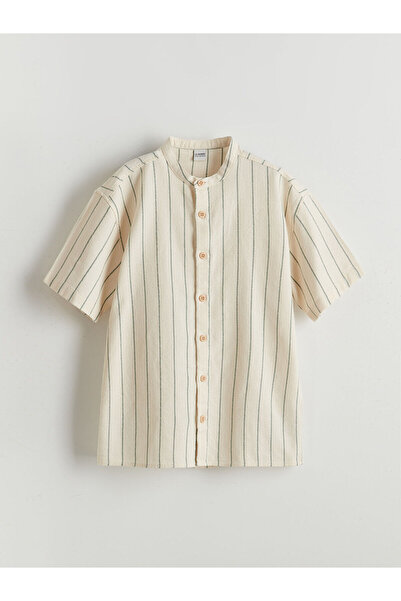 LC Waikiki Нова колекция Съдийска риза с ленти за момчета - S5GH05Z4