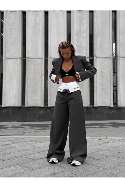 Friday Mood Women's Designer Pants & Jacket & Crop & Boxer Set