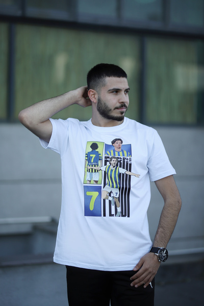 Rabona Fashion Tricou de fotbal numărul 7 legendar – Seria Spiritul Tribunilor