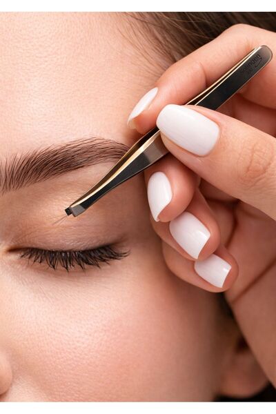 Grau Solingen Gold Classic Tweezers with Thin and Flat Tip - Stainless Steel