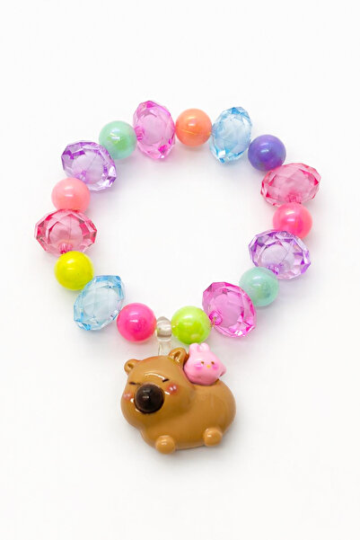 MakeWell Colorful Beaded Children's Bracelet with Kuromi Figure – Flexible El...