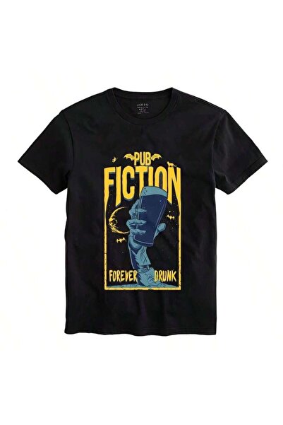 Velostra Unisex Pub Fiction Printed Oversize Comfortable Daily Use Combed Cot...