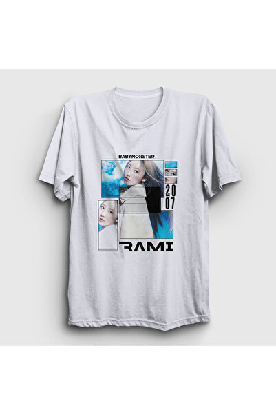 Presmono Unisex White Warm Rami Babymonster Baby Monster T-Shirt 605360Tt