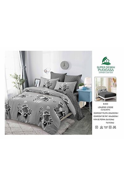 ANATOLIATEKSTILE 6-piece Duvet Cover Set – Complete set of fine Cotton and St...