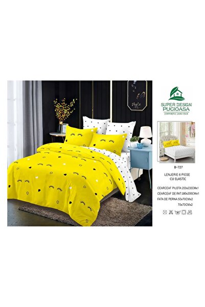 ANATOLIATEKSTILE 6-piece Duvet Cover Set – Complete set of fine Cotton and St...