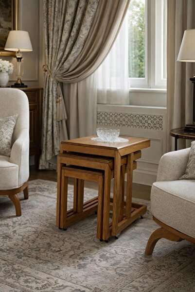 Carmen Mobilya Zigon Sehpa Meşe