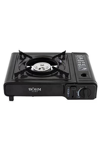 BÖHM Plita BG-K-001+L pe gaz Camping, GPL, 2.3 kW, Racord metalic extern pent...