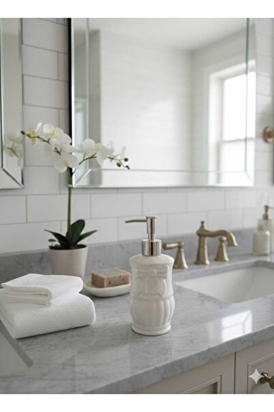 AKGHOME 1 Adet Porselen Sıvı Sabunluk