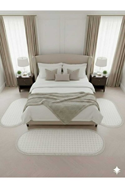 ALTUN CARPET SET DE 3 PIESE MODEL MODERN BABIL YUMURTA, Covoare ovală anti-al...