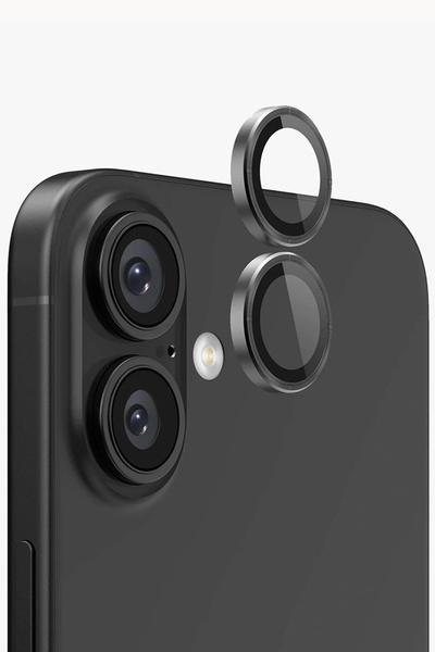 Marselit iPhone 16/16 Plus Compatible Camera Lens Protector with Metal Frame ...