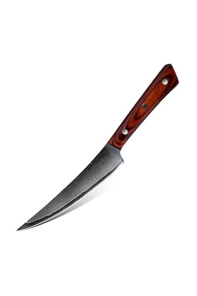 hocho Cuțit profesional de măcelar, Damasc L HRC 60, mâner Deluxe Pakka