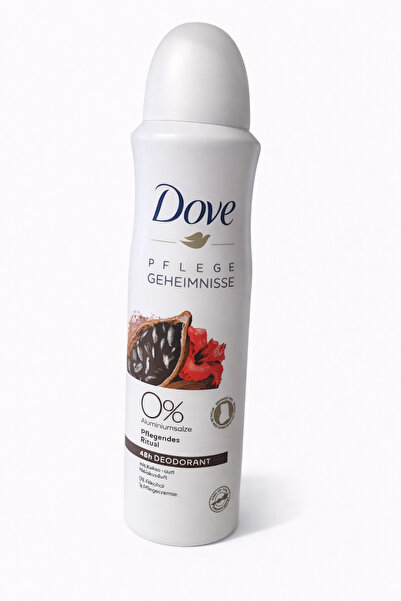 Dove Deodorant Spray Cacao & Hibiscus 150 ml – 48h Protection and Delicate Fr...