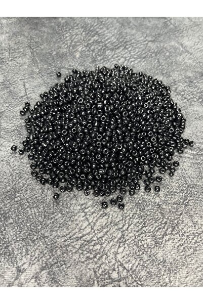Mos Tespih 10 γραμμάρια χάντρες από μαύρη άμμο 3x4mm Χάντρες κοσμημάτων
