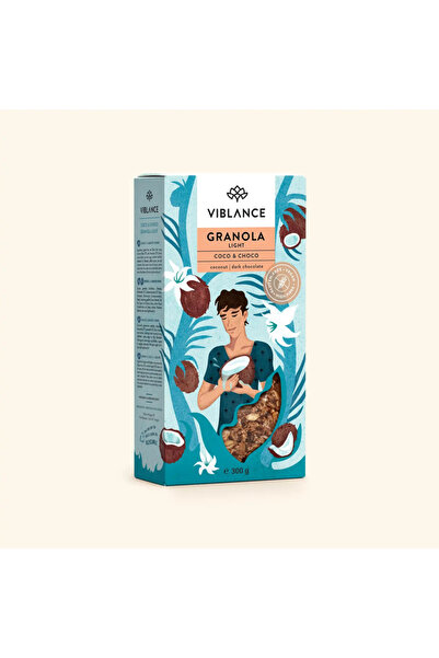 Viblance Granola Light Crocant Coco & Choco Fără Gluten