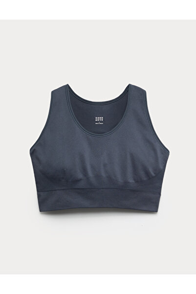 Marks & Spencer Jacquard Scoop Yaka Dikişsiz Crop Top