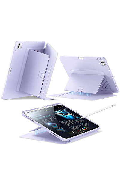 ESR iPad Pro 13 (2024) Flip Hybrid Pen Case, Purple